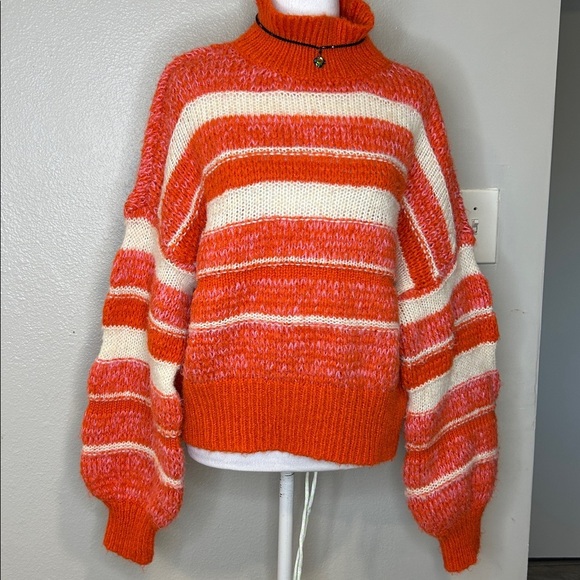 Vero Moda Vibrant Orange Knit Sweater, VERO MODA Sweater 'KAMMA' in Orange SizeM - Picture 5 of 11